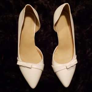 White pumps